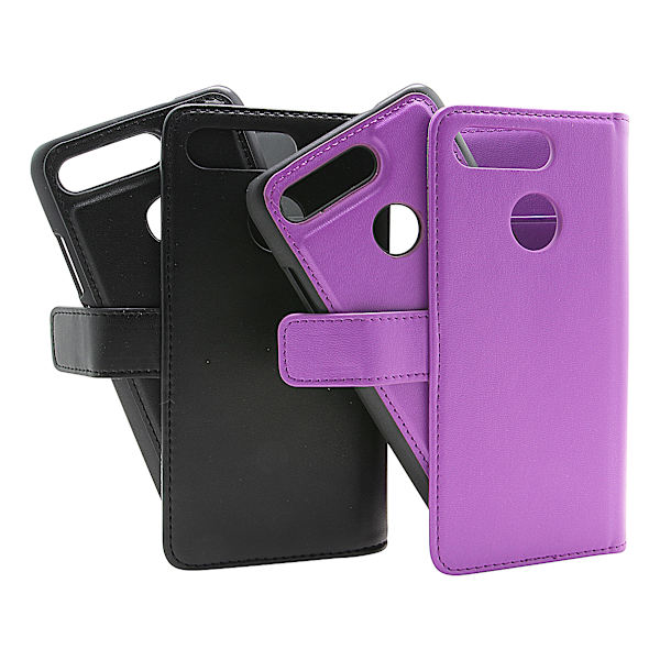 Skimblocker Magnet Wallet Huawei Honor View 20 Lila