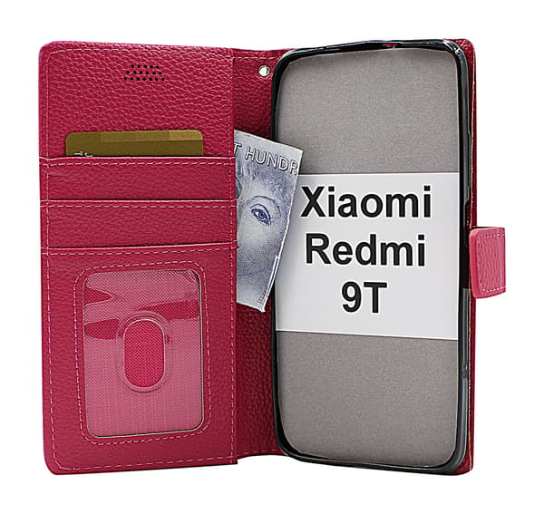 New Standcase Wallet Xiaomi Redmi 9T Röd
