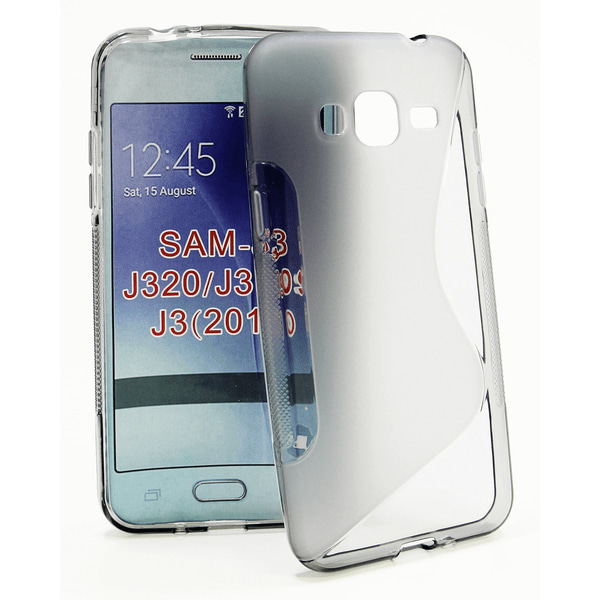 S-Line Skal Samsung Galaxy J3 2016  (J320F) Svart