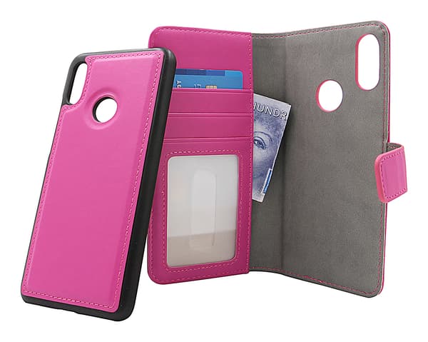 Skimblocker Magnet Wallet Huawei Y6s Hotpink