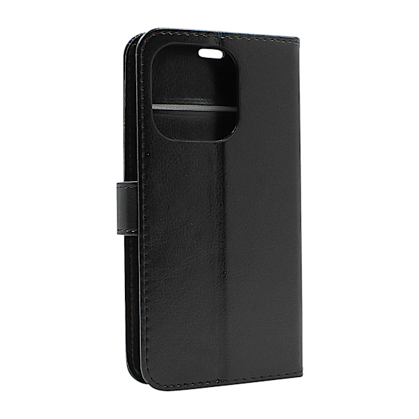 Crazy Horse Wallet iPhone 15 Pro Grön