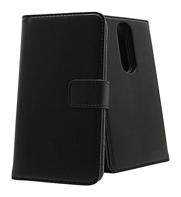 Skimblocker Magnet Wallet Nokia 5.1 Plus Svart