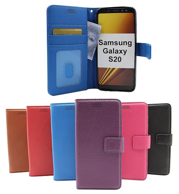 New Standcase Wallet Samsung Galaxy S20 (G980F) Brun