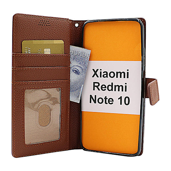 New Standcase Wallet Xiaomi Redmi Note 10 Ljusblå