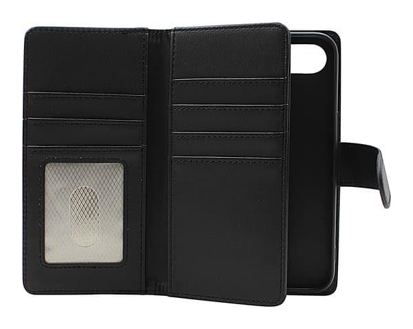 Skimblocker iPhone 16e XL Plånboksfodral Mörklila