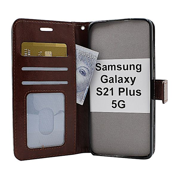 Crazy Horse Wallet Samsung Galaxy S21 Plus 5G (G996B) Turkos