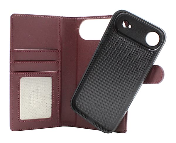 Skimblocker iPhone Air Magnet Plånboksfodral Svart
