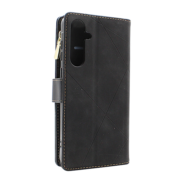 XL Standcase Lyxfodral Samsung Galaxy A35 5G Svart
