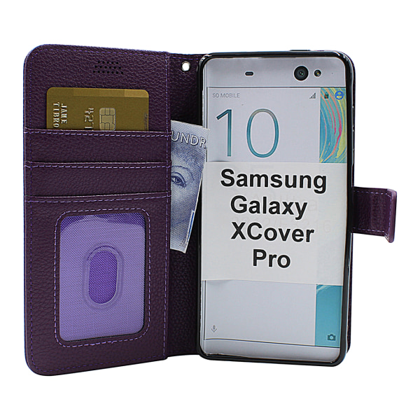 New Standcase Wallet Samsung Galaxy XCover Pro (G715F/DS) Lila