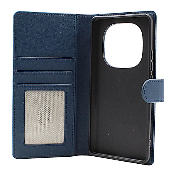 Skimblocker Xiaomi Redmi Note 14 Pro/14 Pro+ Plånboksfodral Petrol