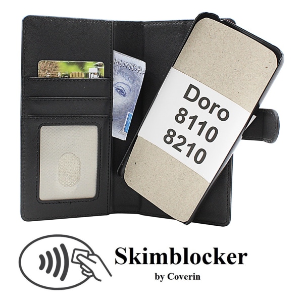 Skimblocker Magnet Fodral Doro 8110 / 8210 Svart