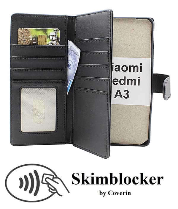 Skimblocker Xiaomi Redmi A3 XL Plånboksfodral