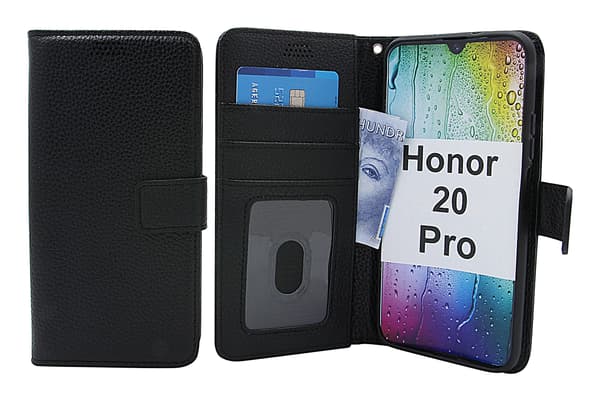 New Standcase Wallet Honor 20 Pro Svart