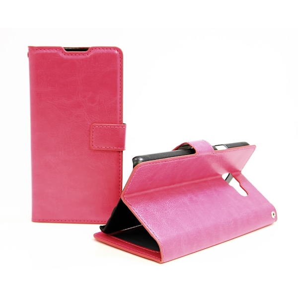 Crazy Horse Wallet Samsung Galaxy A5 2016 (A510F) Hotpink