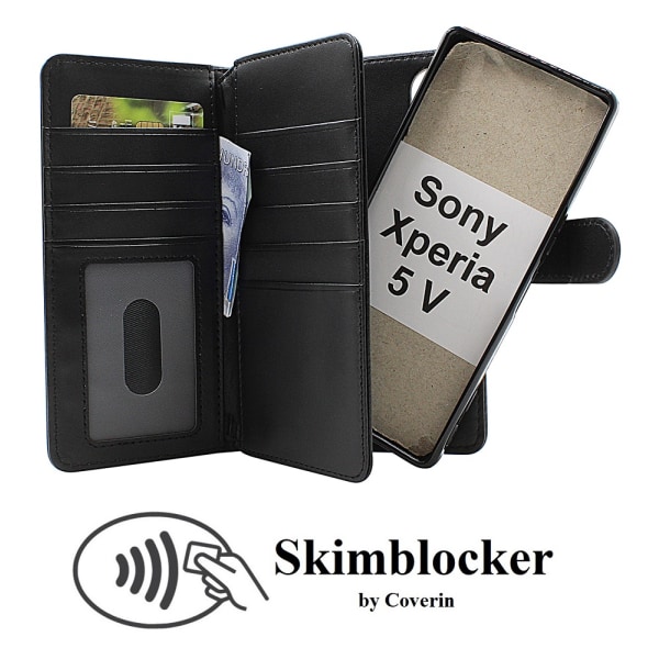 Skimblocker XL Magnet Fodral Sony Xperia 5 V