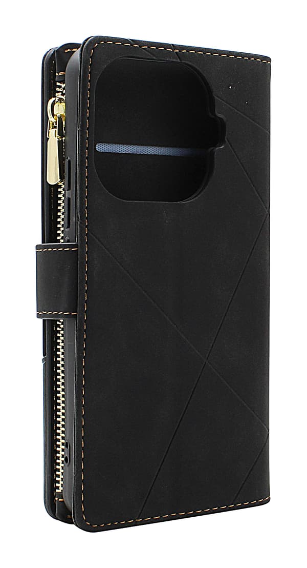 XL Xiaomi 15T Pro Lyx Plånboksfodral Brun