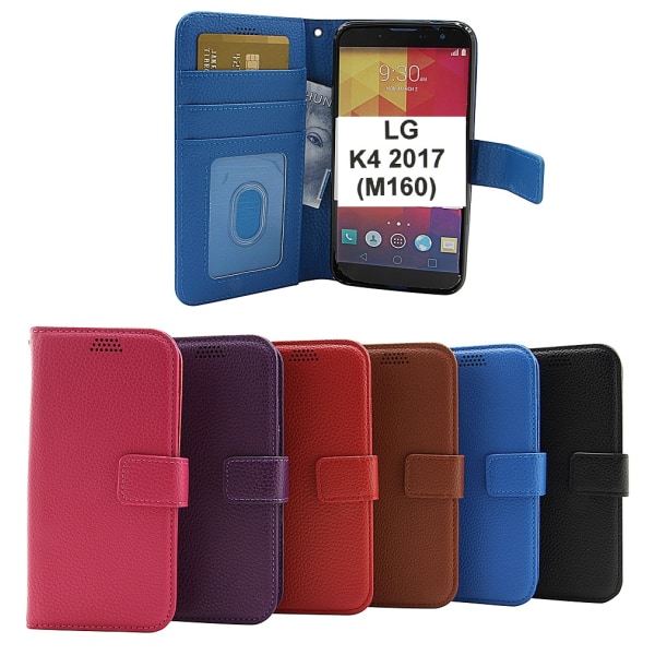 New Standcase Wallet LG K4 2017 (M160) Blå