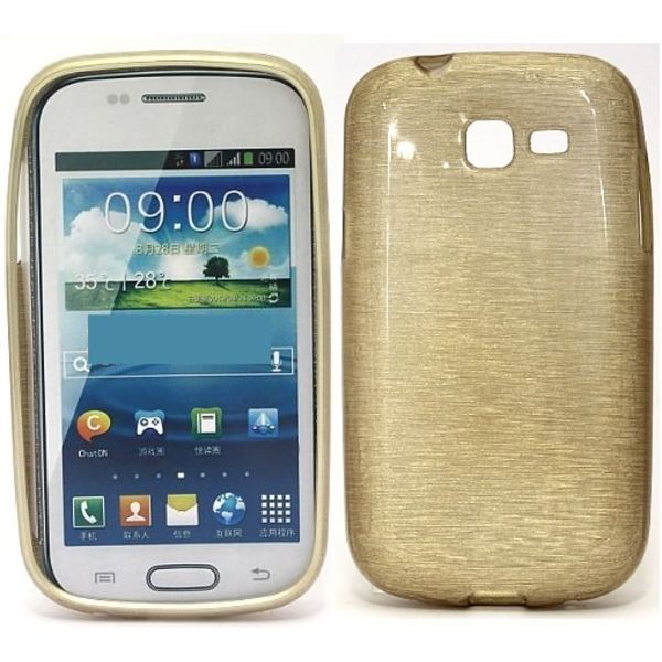 TPU Metallic skal Samsung Galaxy Fresh Duos (S7390) (S7392)