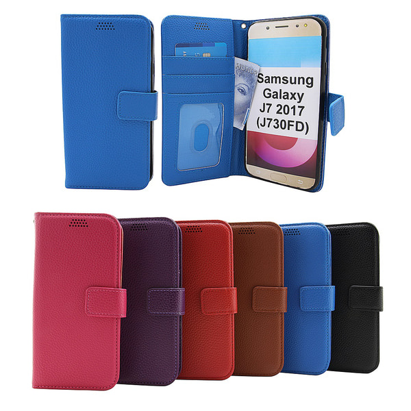 New Standcase Wallet Samsung Galaxy J7 2017 (J730FD) Hotpink