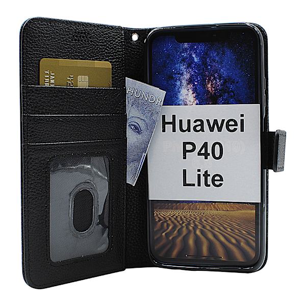 New Standcase Wallet Huawei P40 Lite Svart