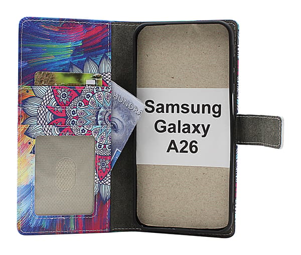 Skimblocker Samsung Galaxy A26 Magnet Plånboksfodral Design