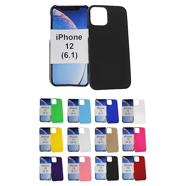 Hardcase iPhone 12 (6.1) (Svart) Röd