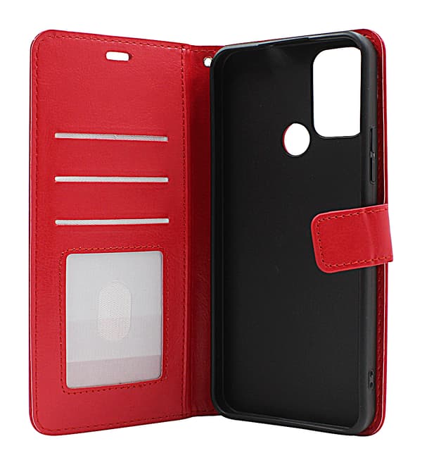 Crazy Horse Wallet Nokia C22 / C32 Hotpink