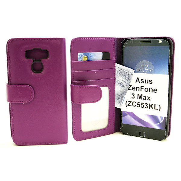 Plånboksfodral Asus ZenFone 3 Max (ZC553KL) Lila