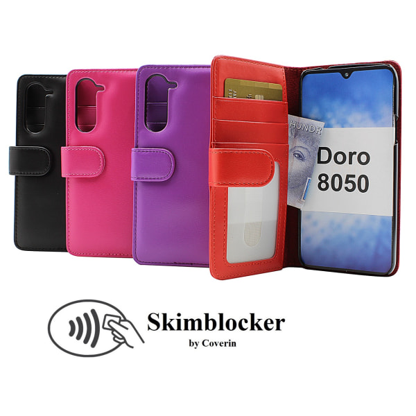 Skimblocker Plånboksfodral Doro 8050 Svart