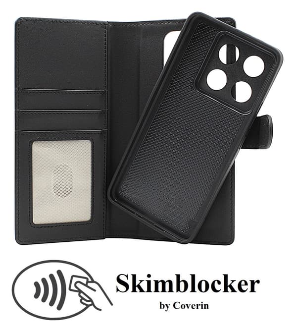 Skimblocker Xiaomi 14T Pro Magnet Plånboksfodral