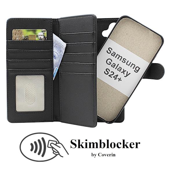 Skimblocker Samsung Galaxy S24 FE XL Magnet Plånboksfodral Svart