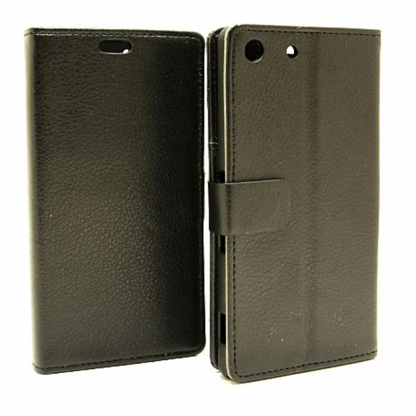 Standcase Wallet Sony Xperia M5 (E5603 / E5633) Svart