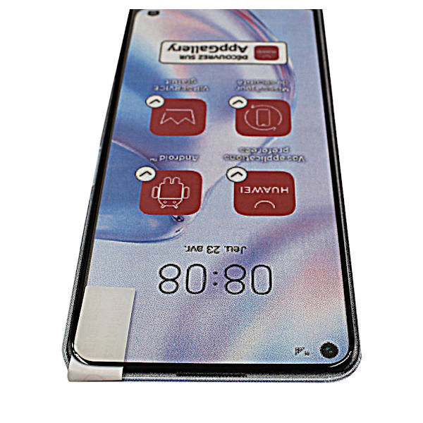Full Frame Glas skydd Huawei P40 Lite 5G (Svart)