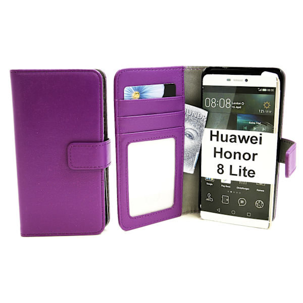 Magnet Wallet Huawei Honor 8 Lite Lila