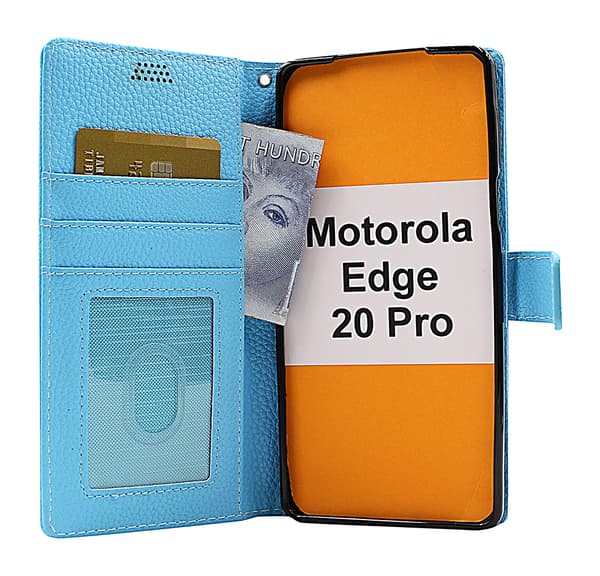 New Standcase Wallet Motorola Edge 20 Pro Lila