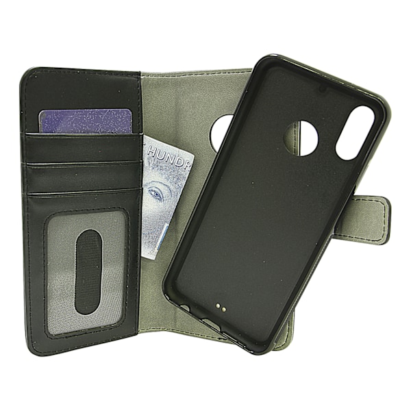Skimblocker Magnet Wallet Huawei P20 Lite Svart