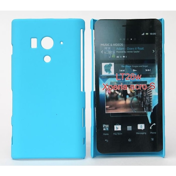 Hardcase skal Sony Xperia Acro S (LT26w) Ljusblå