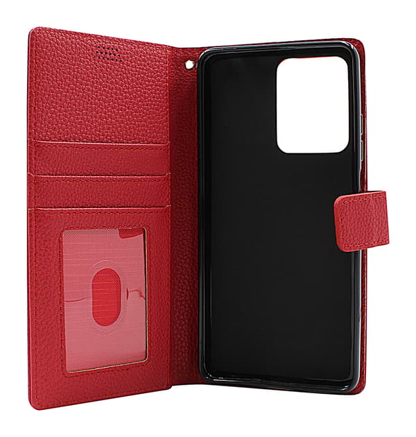 New Standcase Wallet Xiaomi Redmi Note 12 Pro 5G Röd