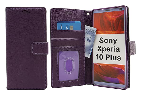 New Standcase Wallet Sony Xperia 10 Plus Lila