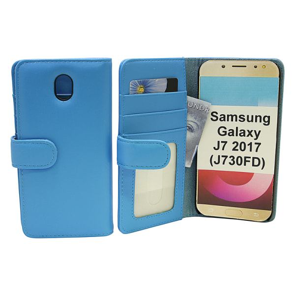 Plånboksfodral Samsung Galaxy J7 2017 (J730FD) Hotpink