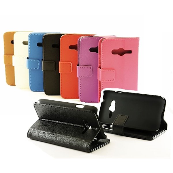 Standcase wallet Samsung Galaxy Trend 2 / 2 LITE (G313H/G318H) Hotpink