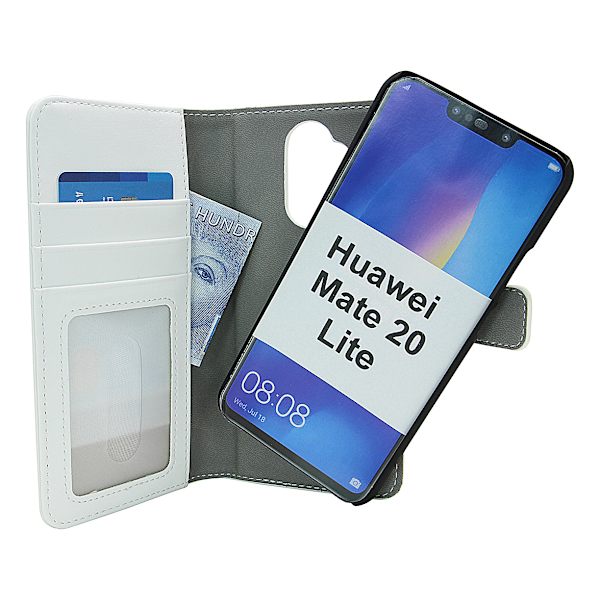 Skimblocker Magnet Wallet Huawei Mate 20 Lite Vit