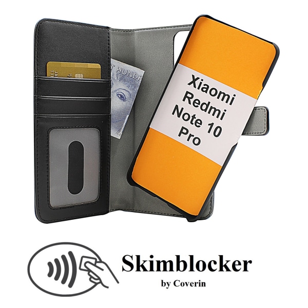 Skimblocker Magnet Fodral Xiaomi Redmi Note 10 Pro
