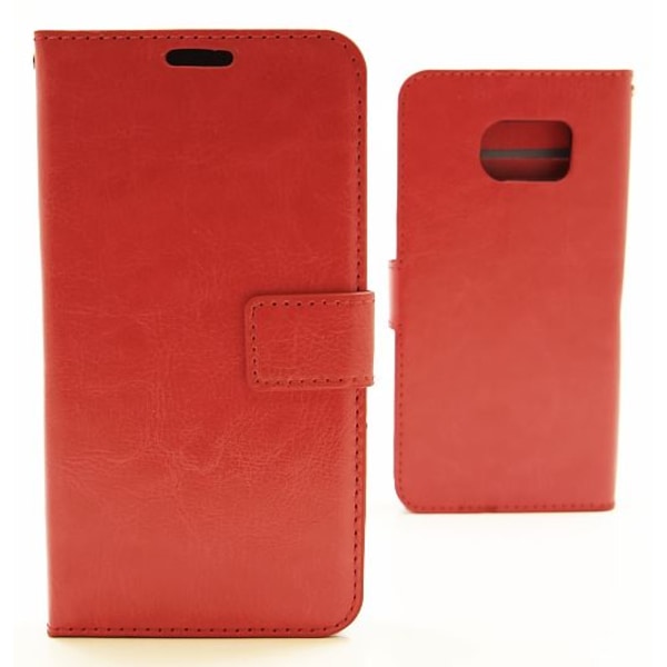 Crazy Horse Wallet Samsung Galaxy S7 (G930F) Röd