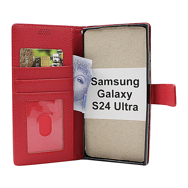 New Standcase Wallet Samsung Galaxy S24 Ultra 5G (S928B/DS) Hotpink