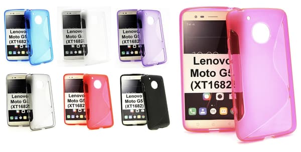 S-Line skal Lenovo Moto G5 (XT1682 / XT1676) Grå