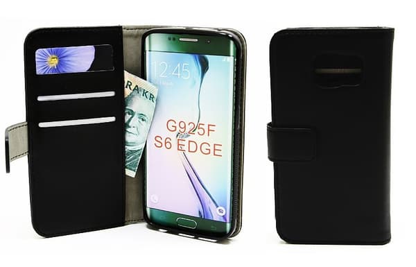 Magnet Wallet Samsung Galaxy S6 Edge (G925F) Svart