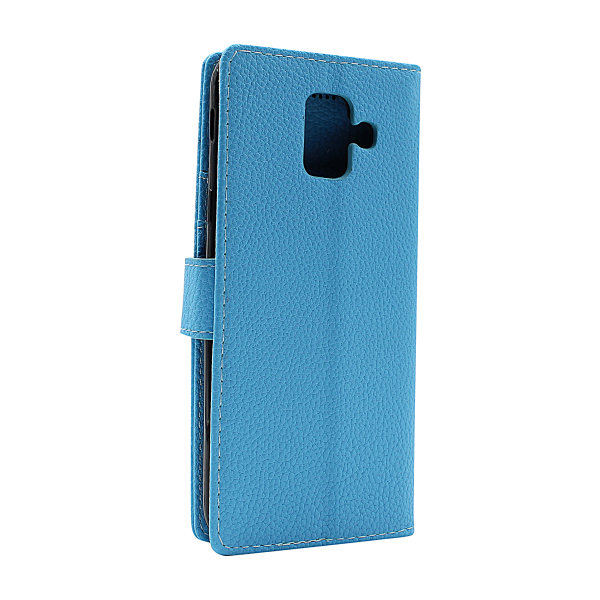 New Standcase Wallet Samsung Galaxy A6 2018 (A600FN/DS) Ljusblå