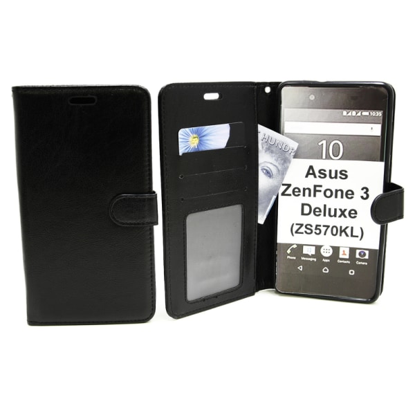 Crazy Horse Wallet Asus ZenFone 3 Deluxe (ZS570KL) Turkos