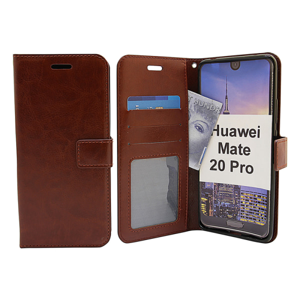Crazy Horse Wallet Huawei Mate 20 Pro Lila
